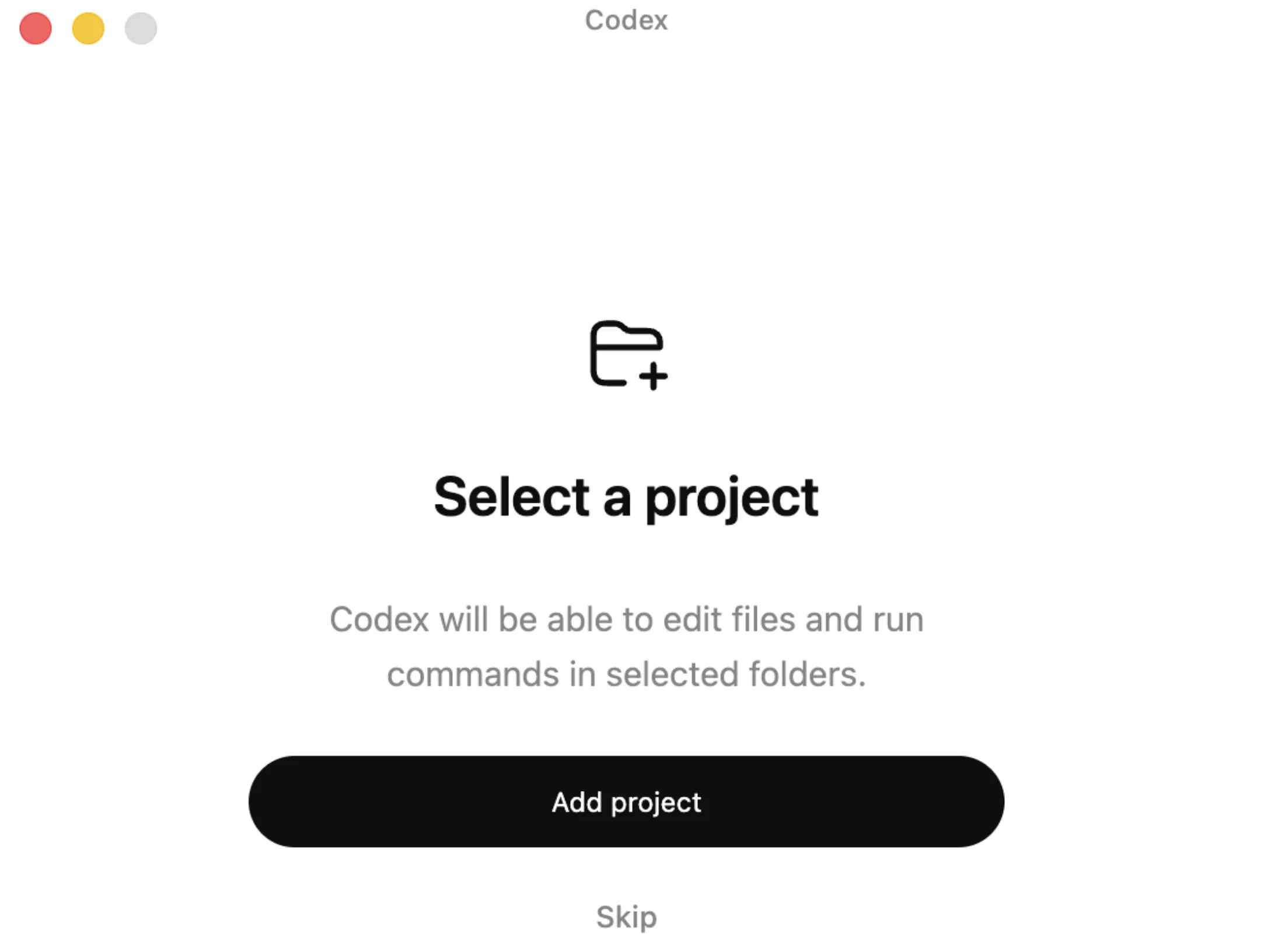 GPT-5.3-Codex project selection