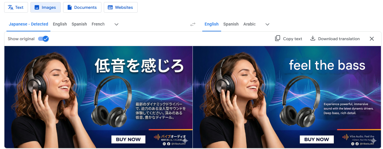 Testing translation accuracy