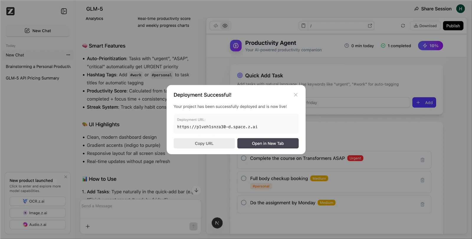 Deployment Successful
