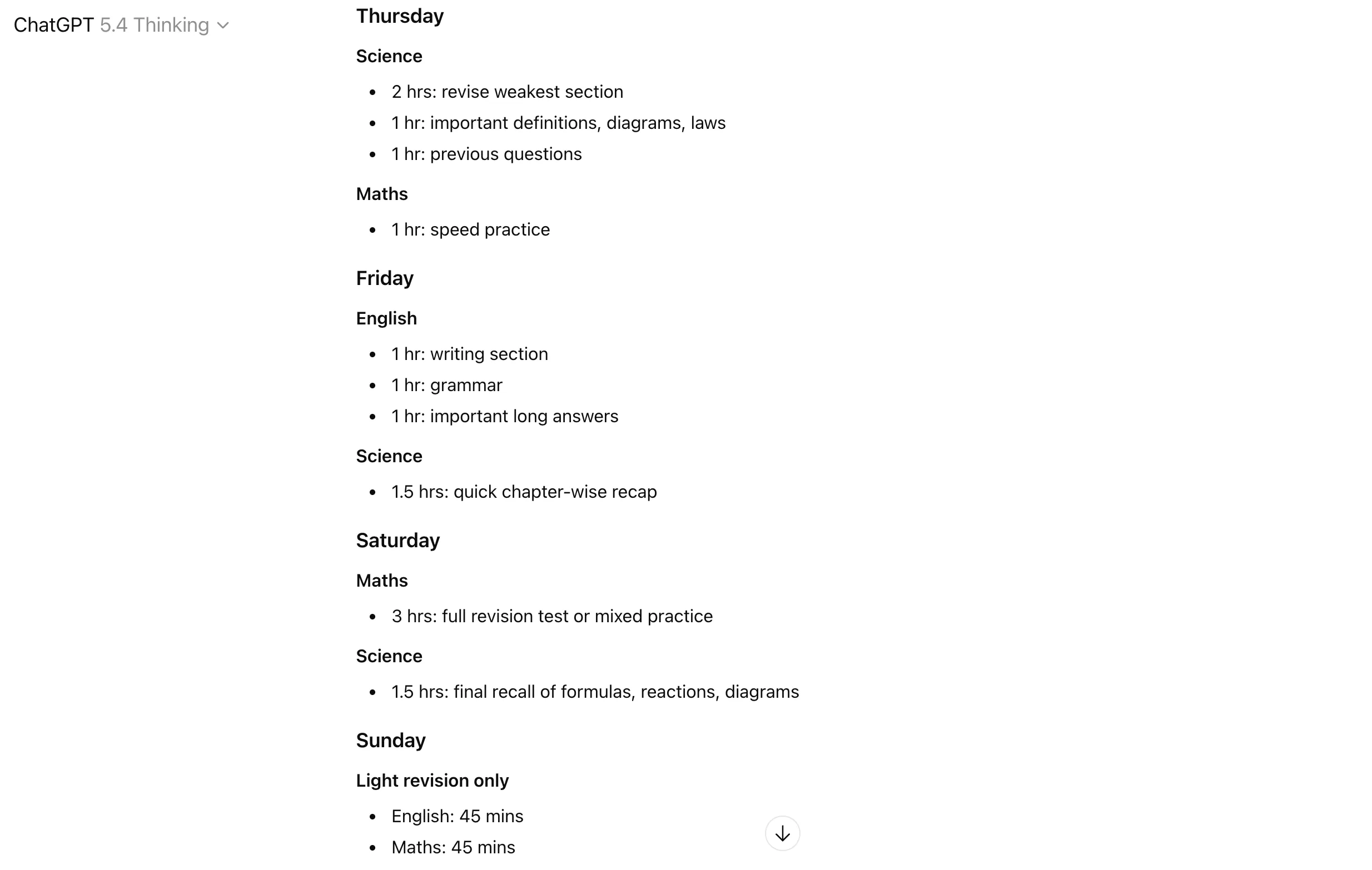 ChatGPT Workflow - Weekly Planning and Scheduling