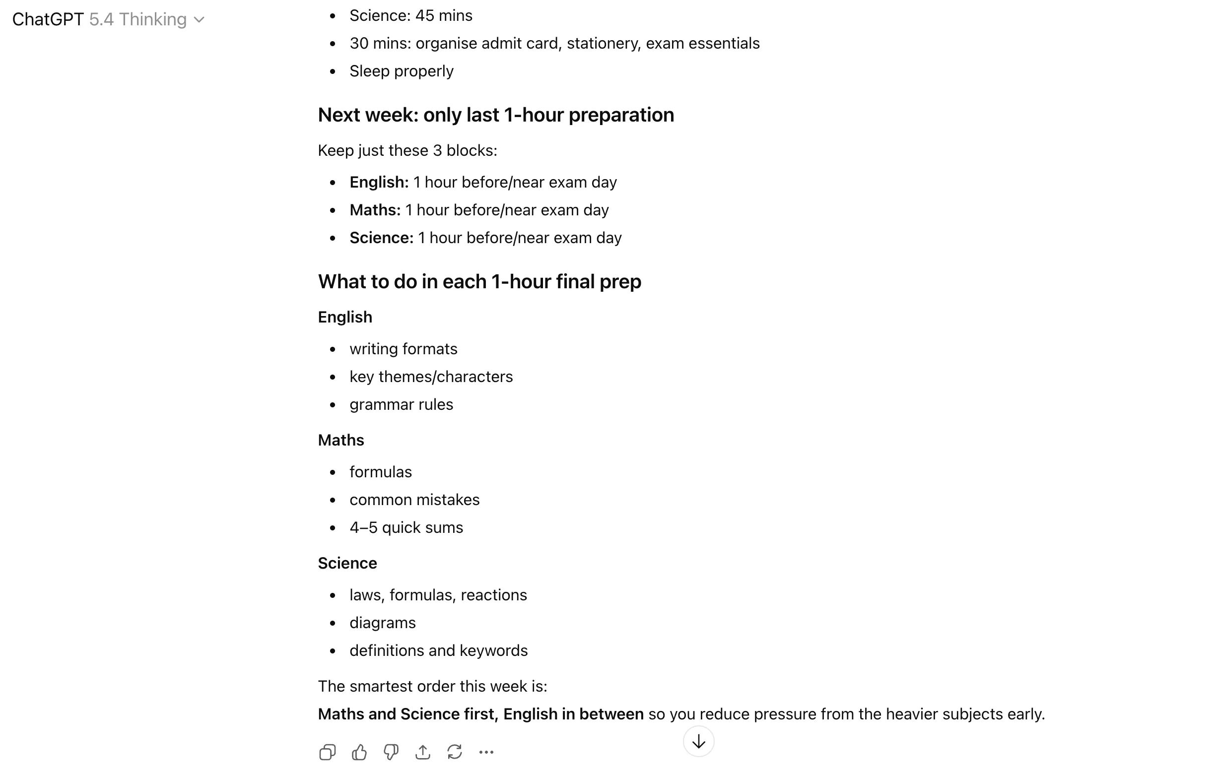 ChatGPT Workflow - Weekly Planning and Scheduling