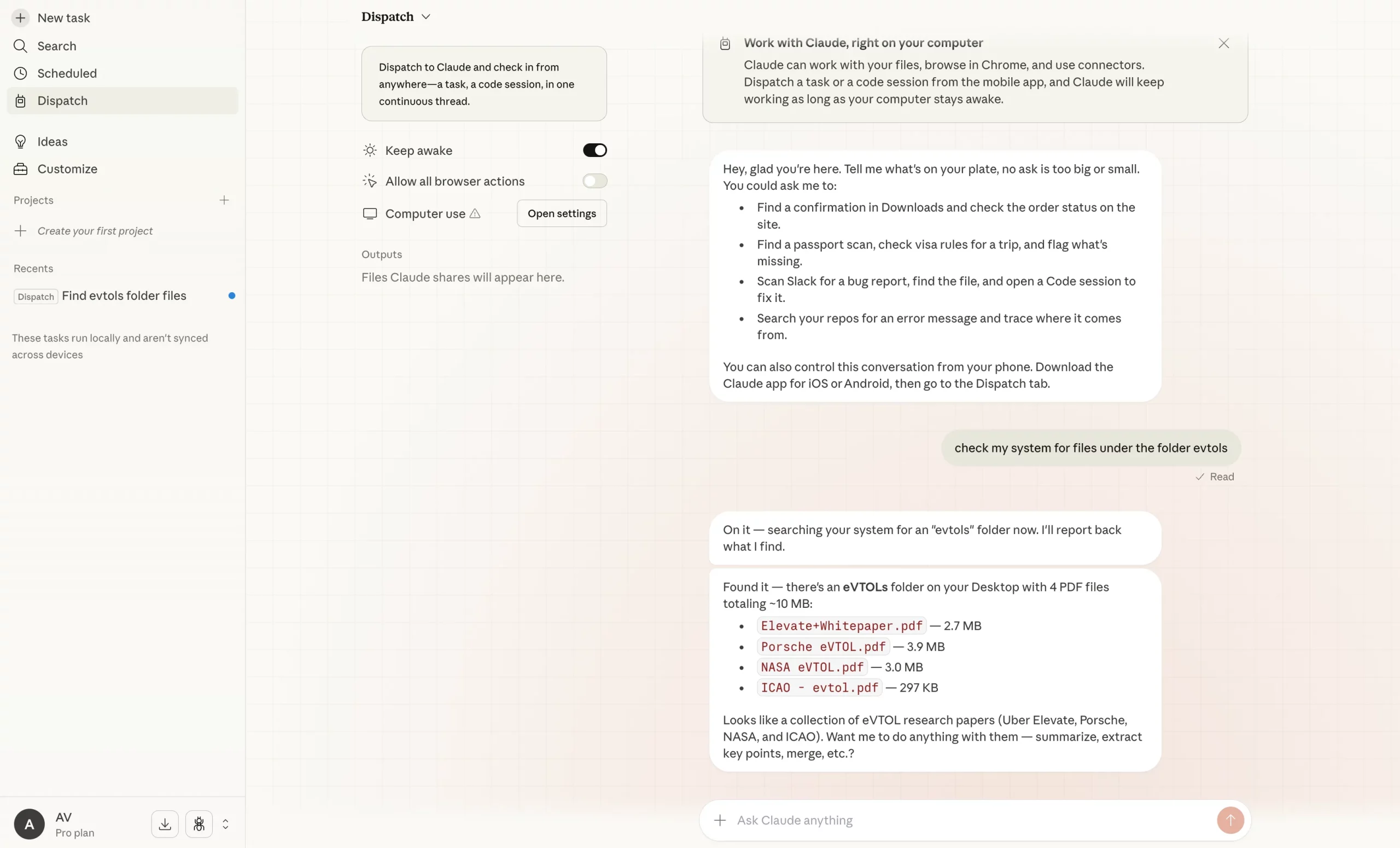 Claude Cowork Dispatch