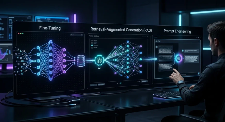 Fine-Tuning, RAG en Prompt Engineering vergeleken