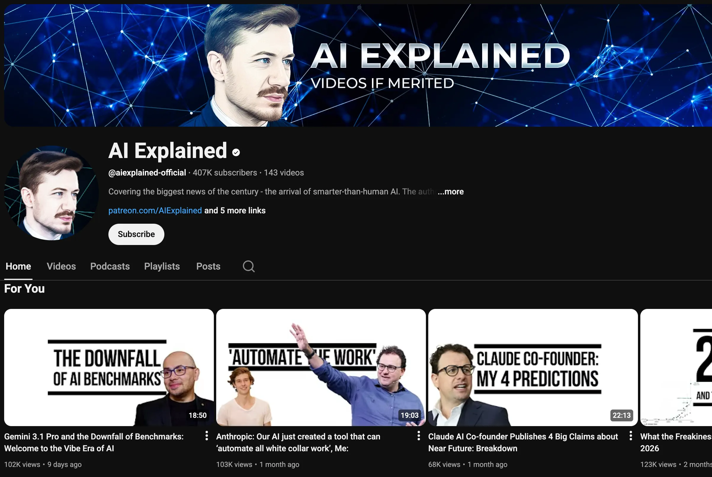 AI Explained Generative AI YouTube Channel