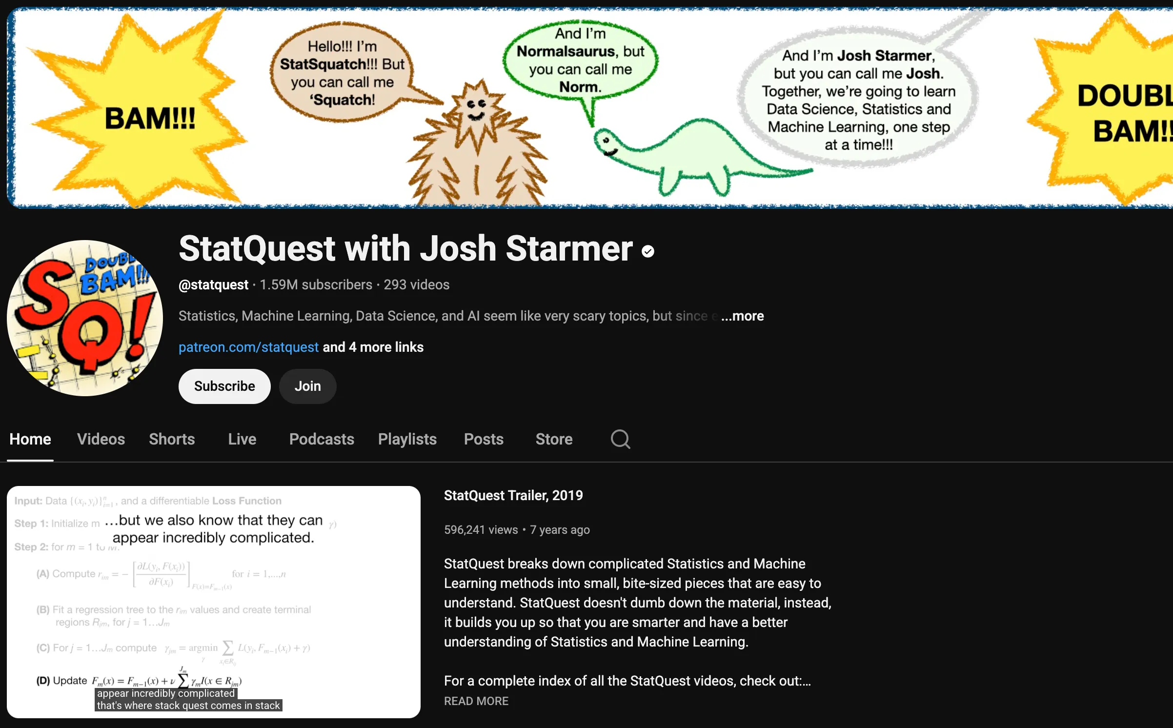 StatQuest Generative AI YouTube Channel