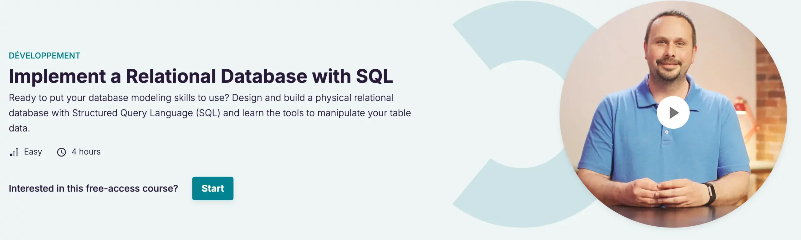 Implement a Relational Database with SQL – OpenClassrooms 