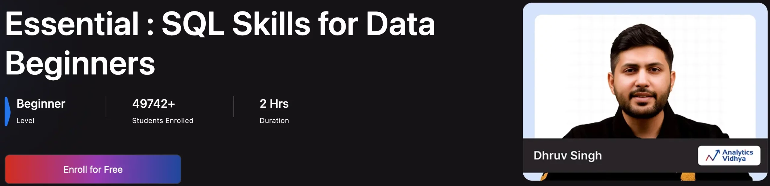 Essential SQL Skills for Data Beginners – Analytics Vidhya