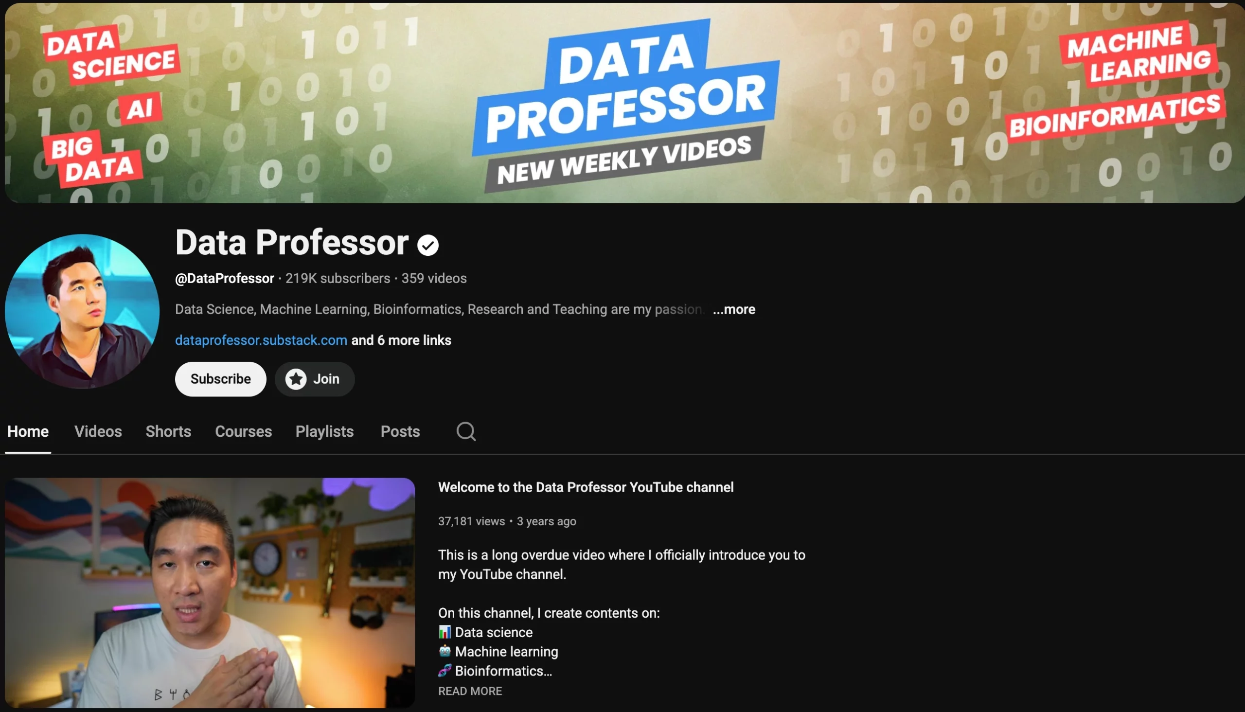 @DataProfessor | Practical ML with real-world datasets 