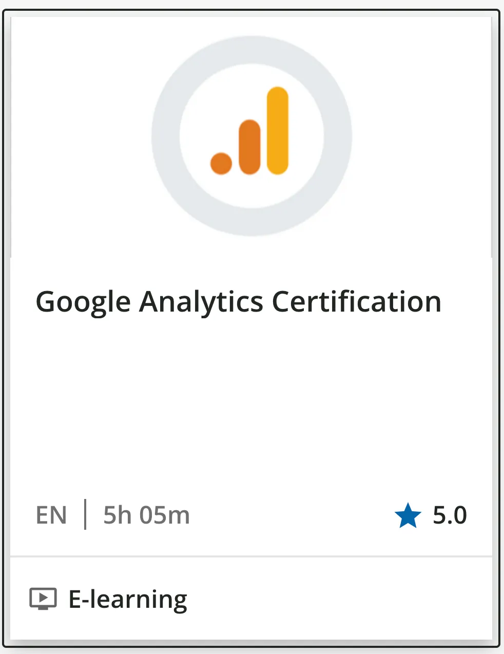Google Analytics Certification