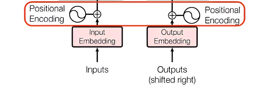Positional Encoding vs outputs