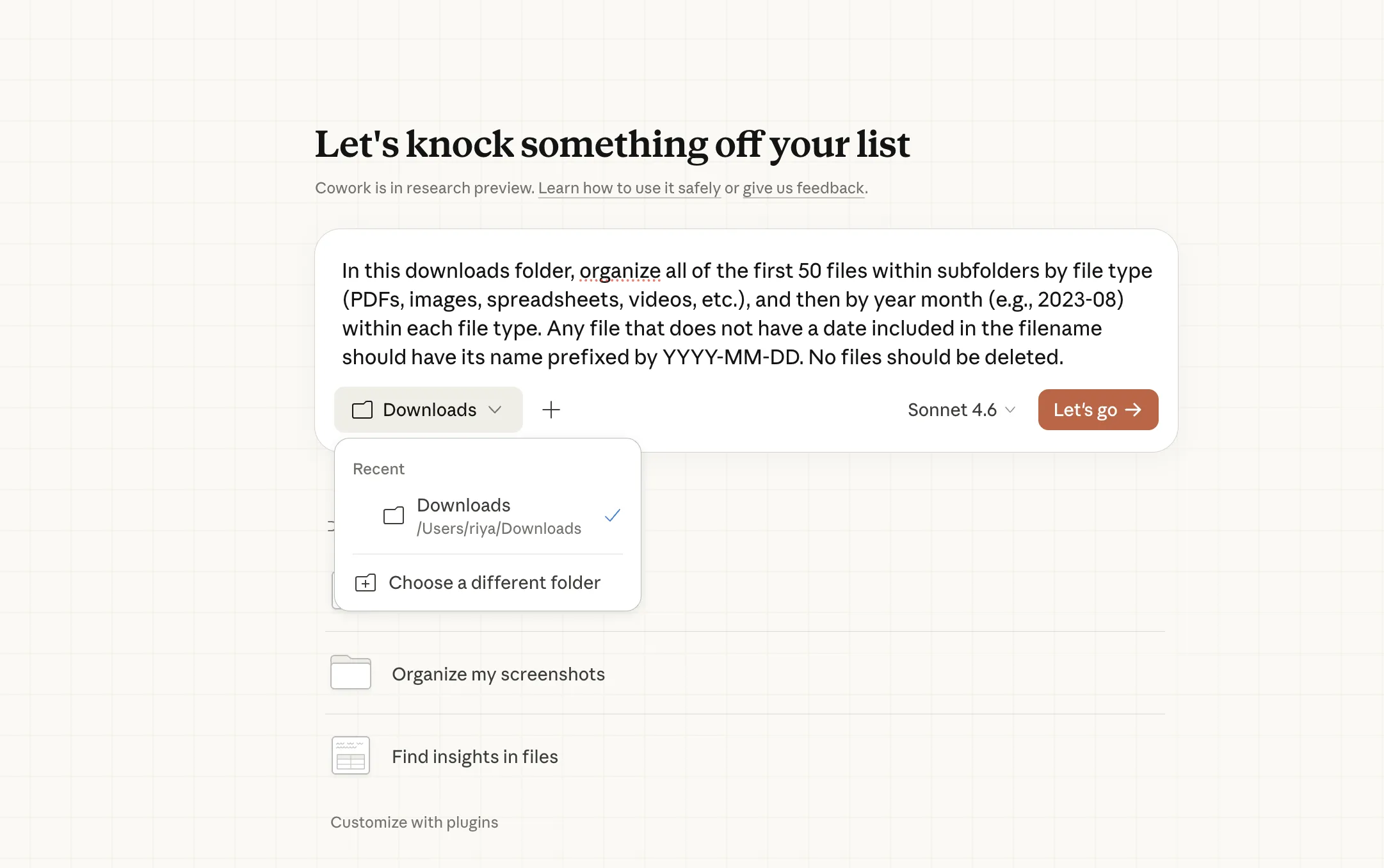 Claude Cowork Dashboard