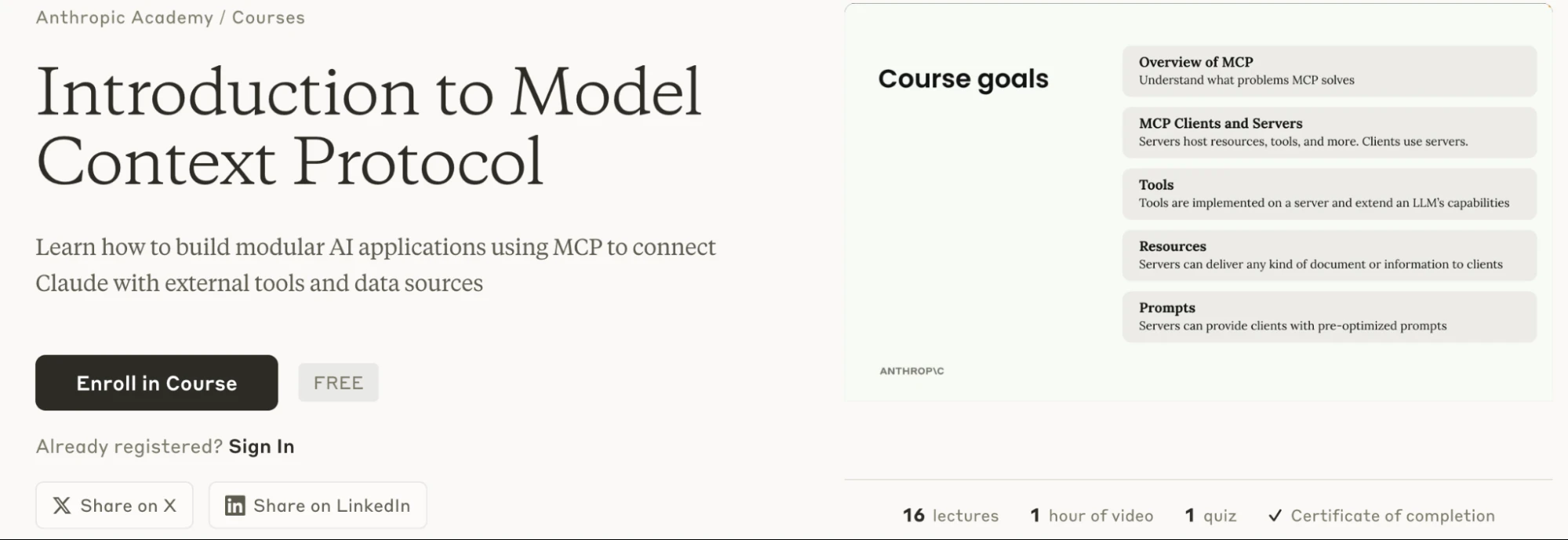 Introduction to Model Context Protocol (MCP) – Anthropic