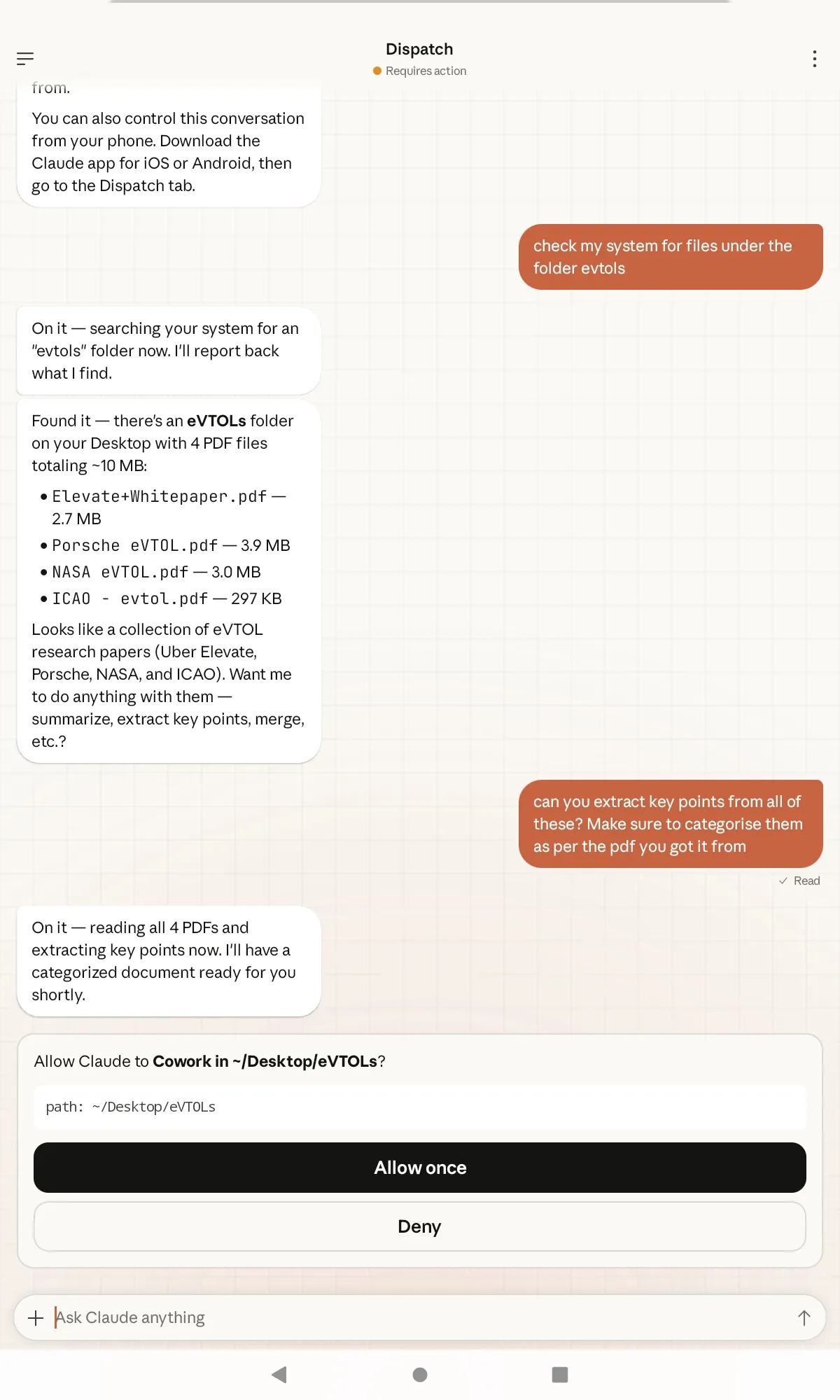 Claude Cowork Dispatch