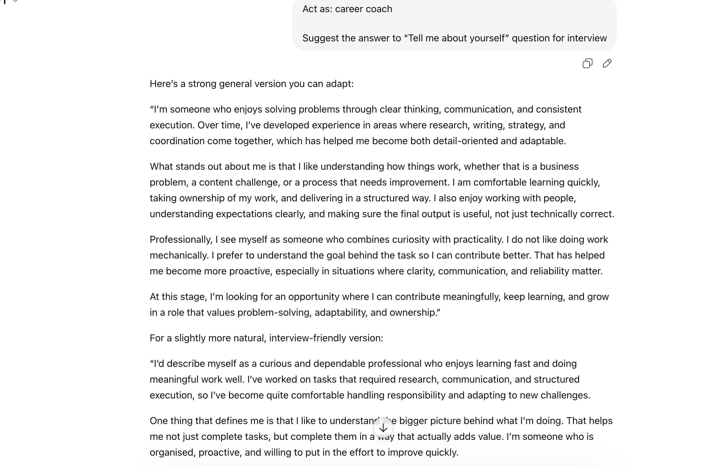 Claude acts as a shortcut prompt 