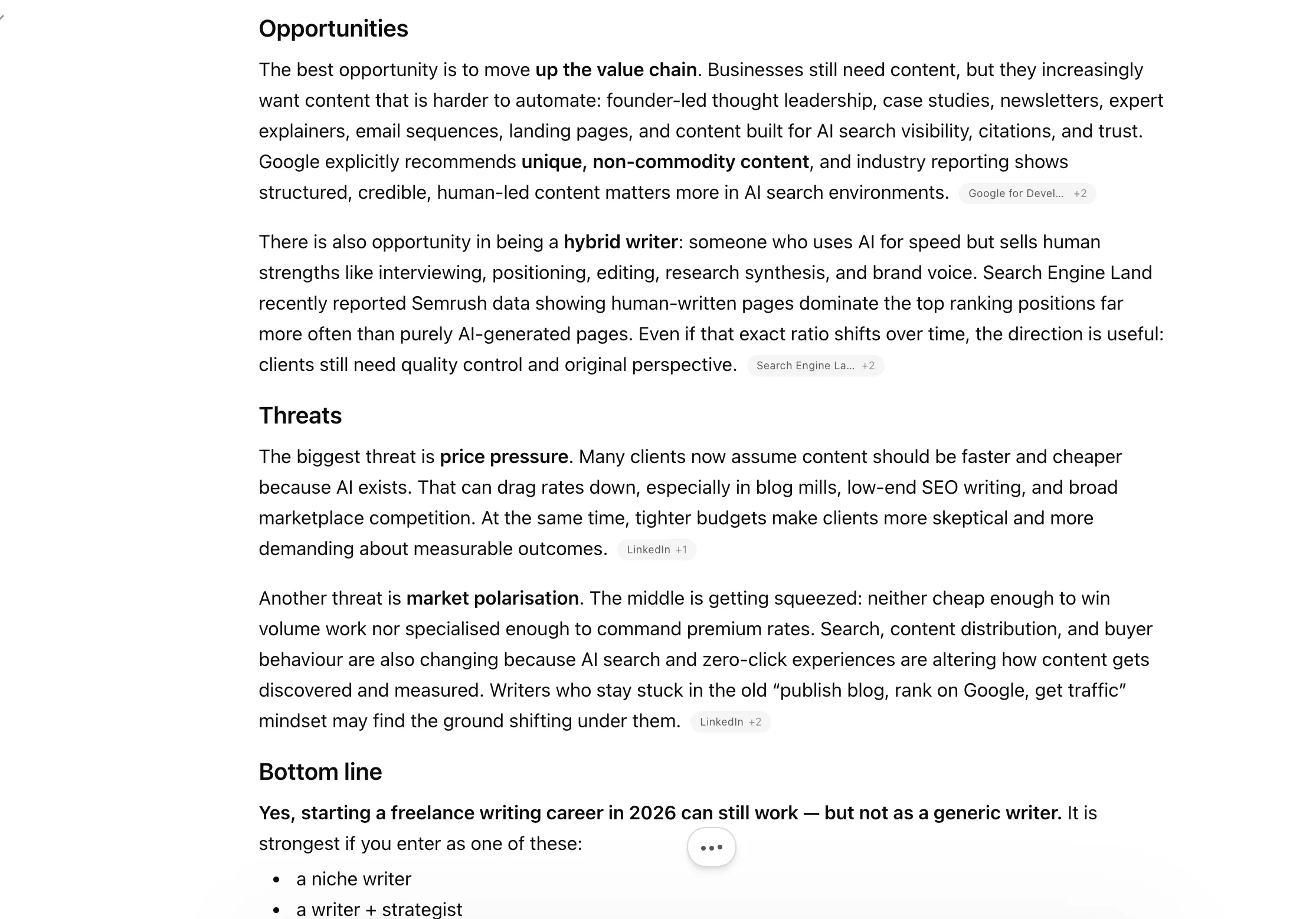 ChatGPT SWOT shortcut prompt 