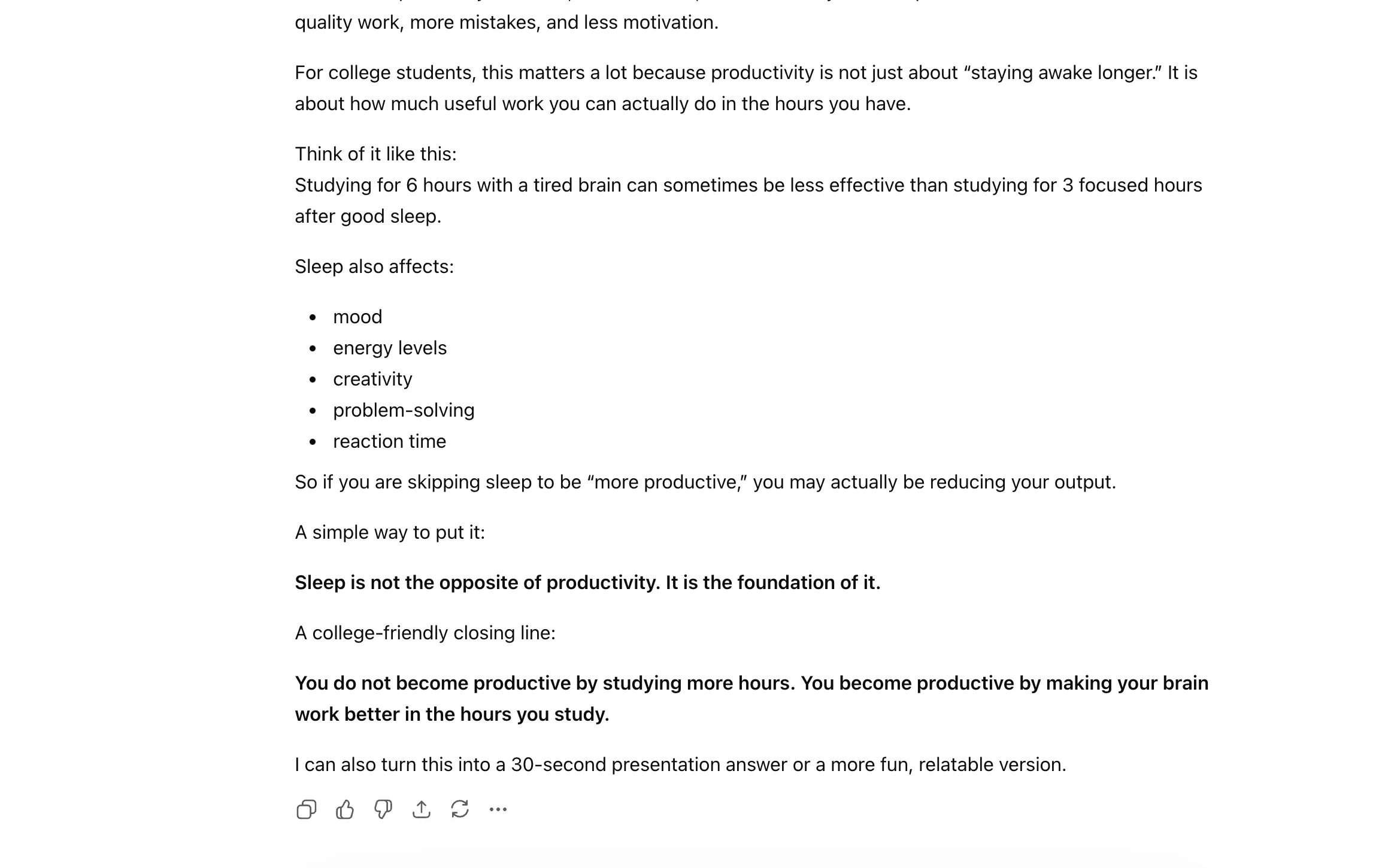 Shortcut information for Claude's audience 