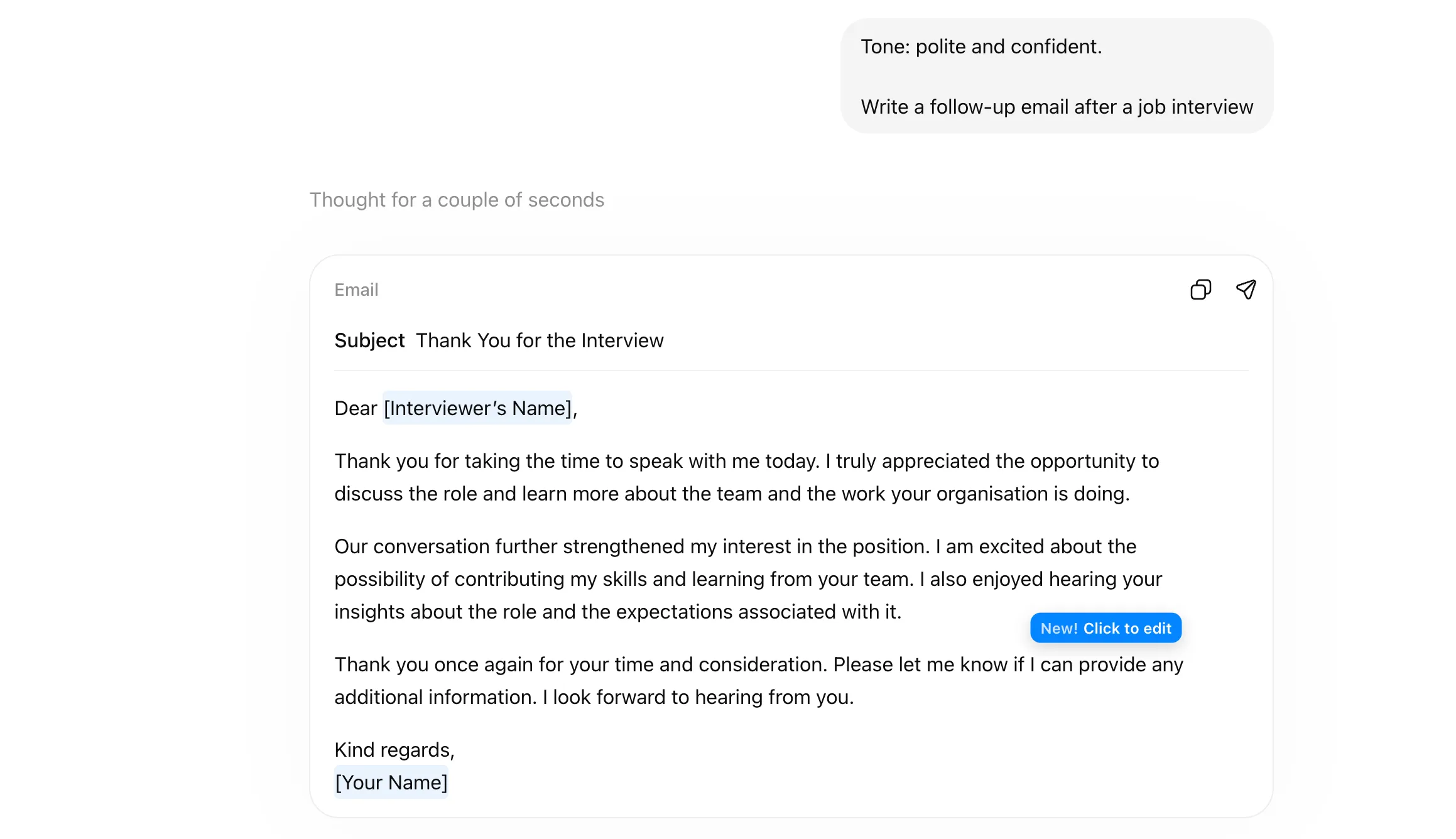 ChatGPT ringtone shortcut 