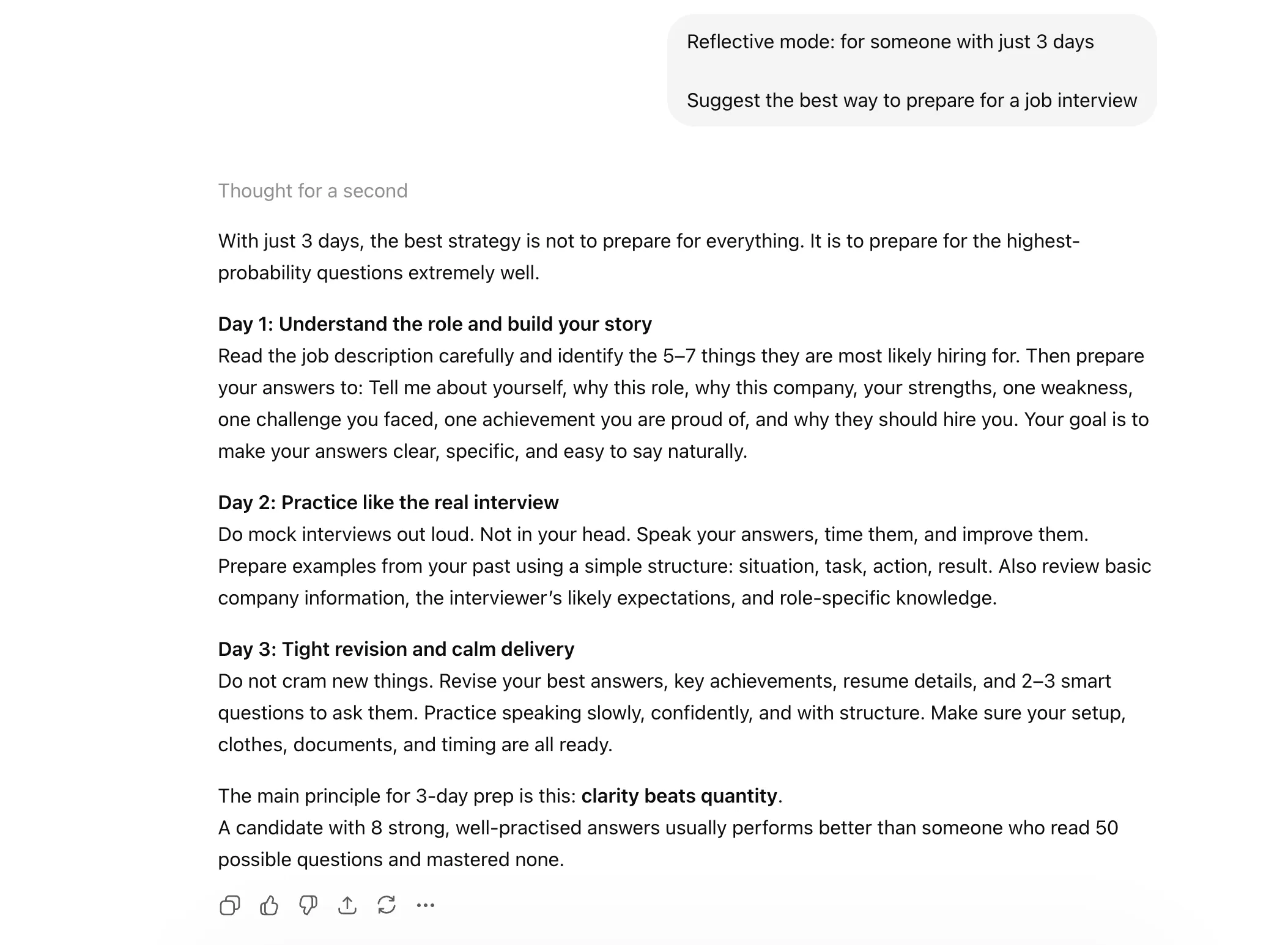 Claude's light mode prompt 