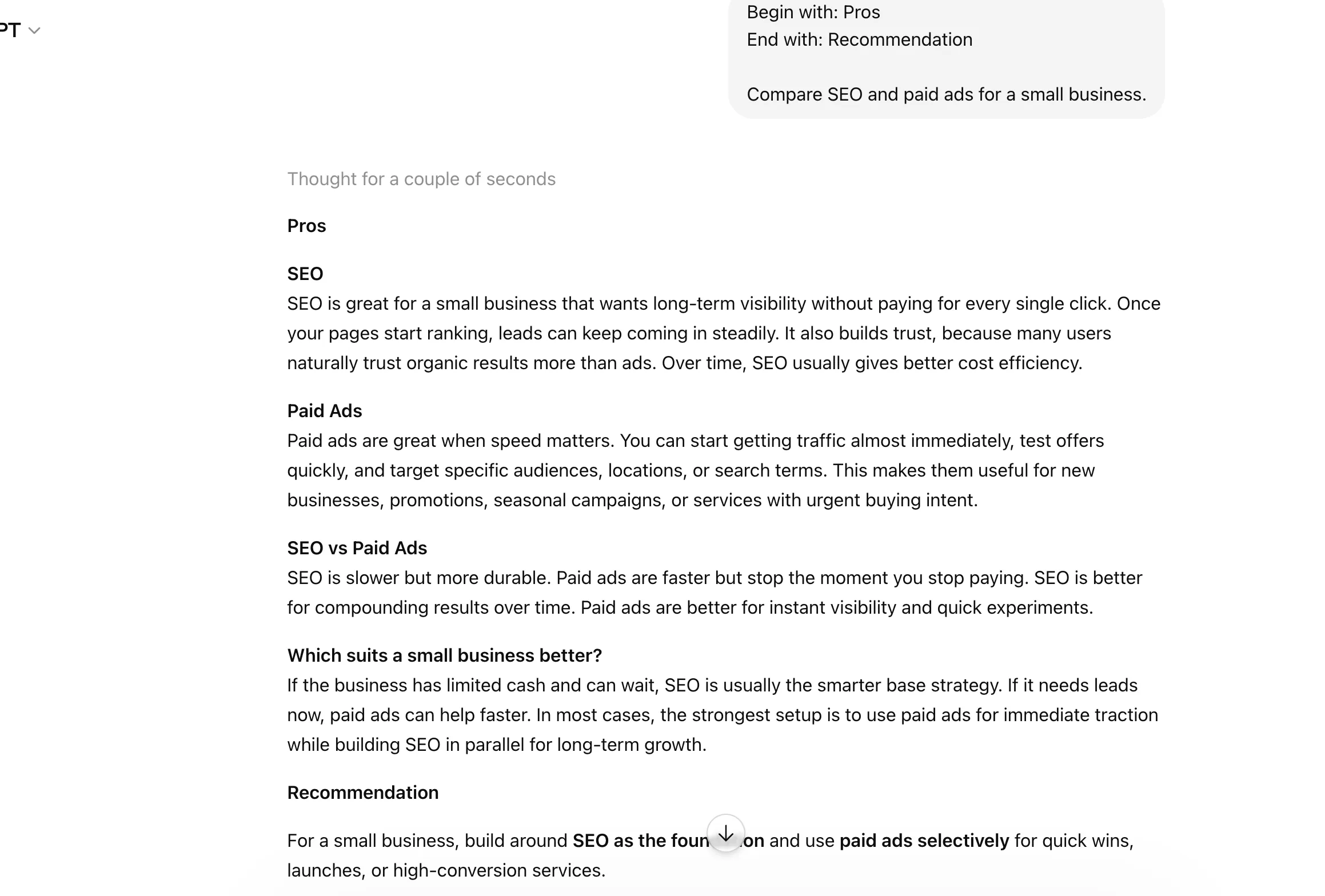 Claude starts with and ends with a shortcut command 