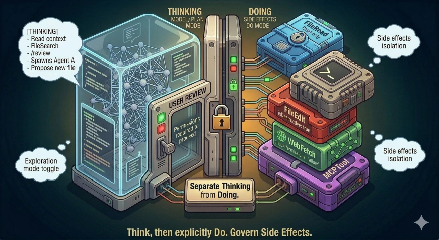 Separate Thinking from Doing 