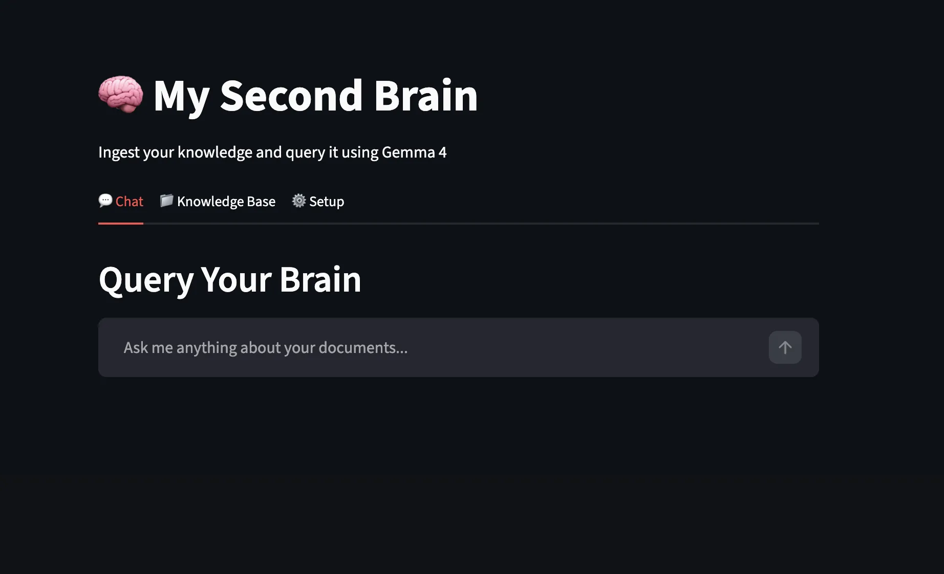 Opening the application
