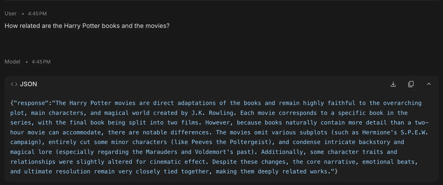 Structured Outputs in Google AI Studio