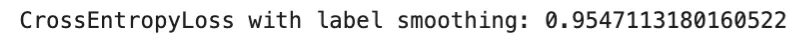 Label Smoothing Variant 