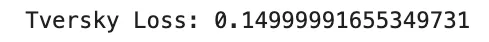 Tversky Loss 