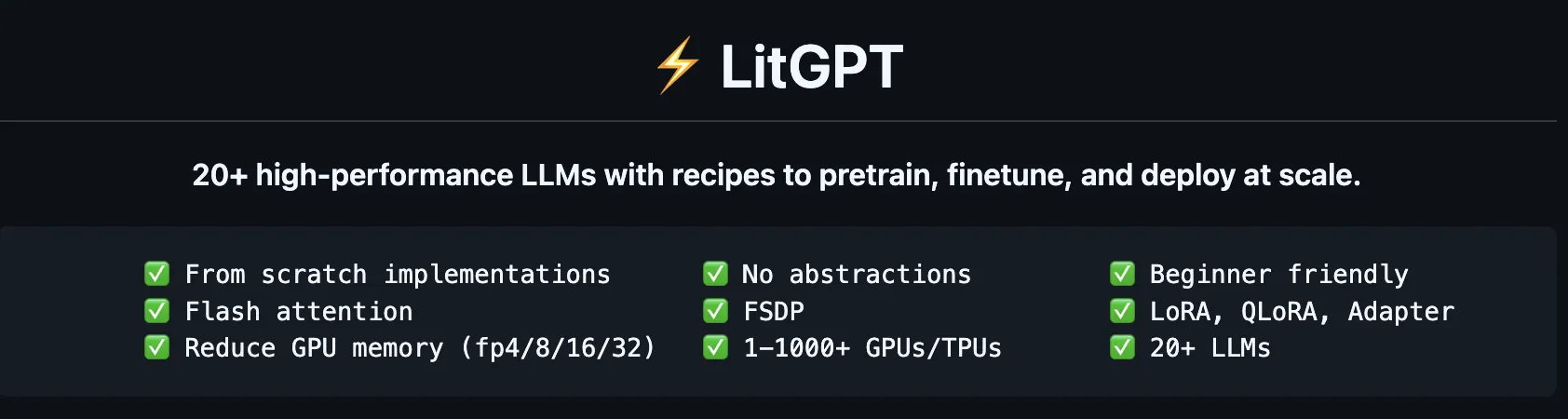LitGPT