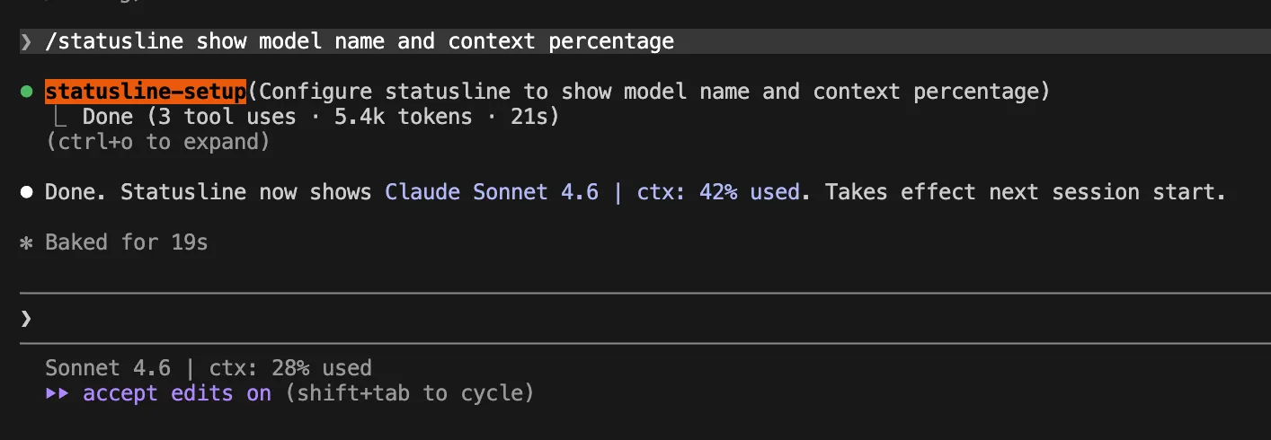 /statusline Claude Code