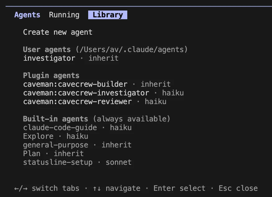 Creating new agent Claude Code