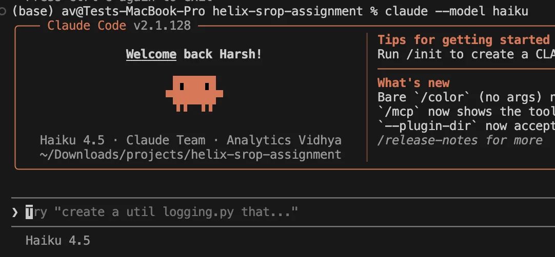 Running Claude Code