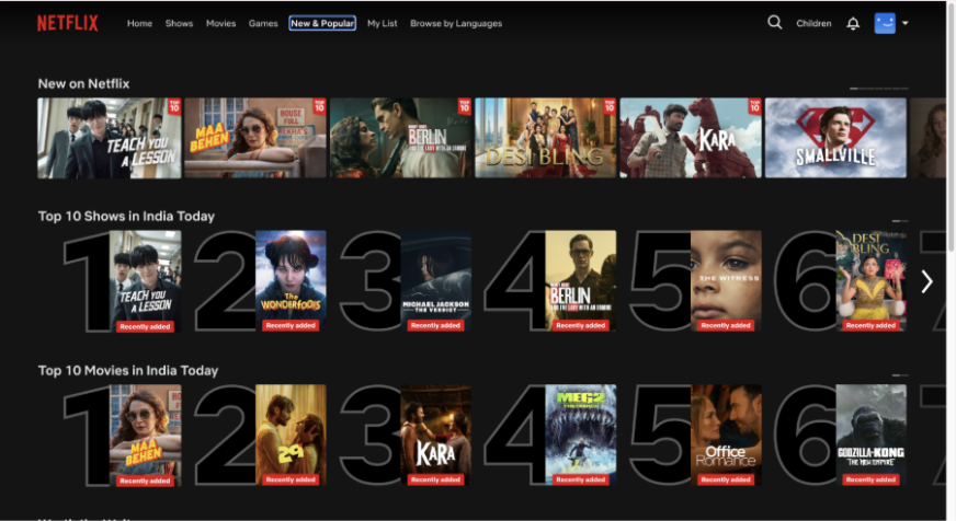Recreating the Netflix interface from a screenshot | The legend of Claude 5