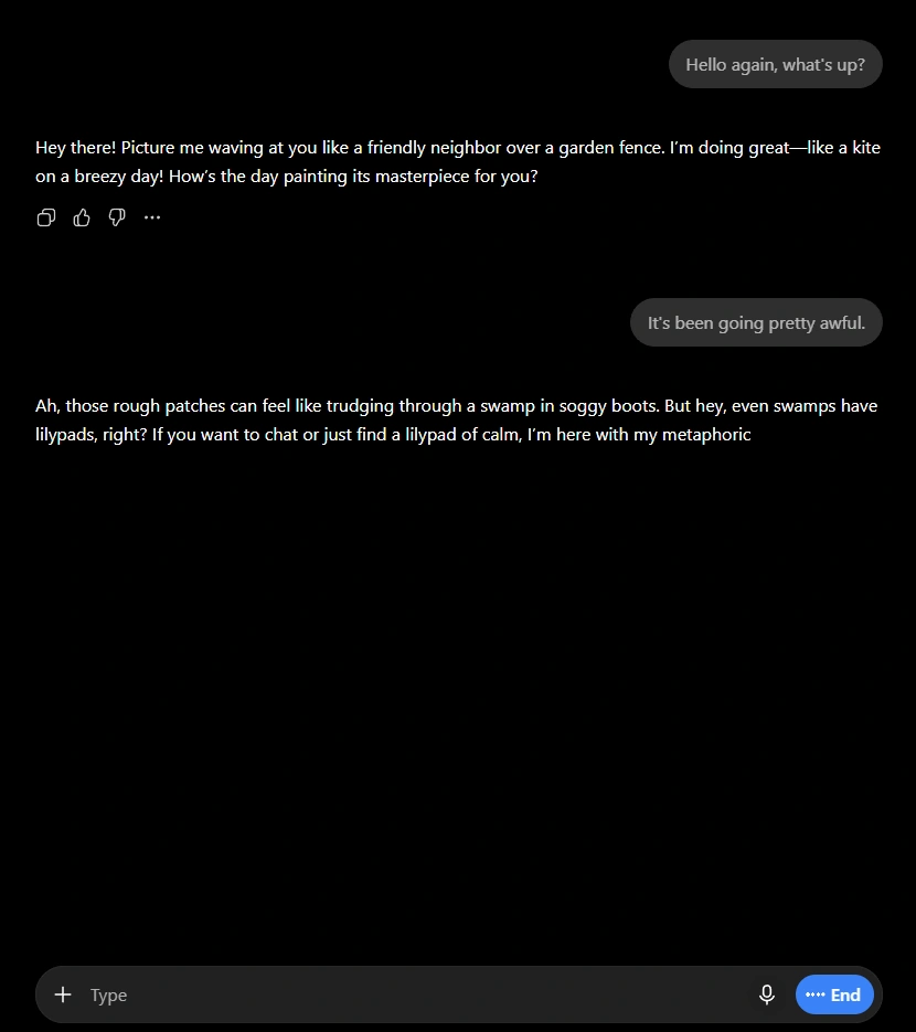 Continuous voice chat with ChatGPT