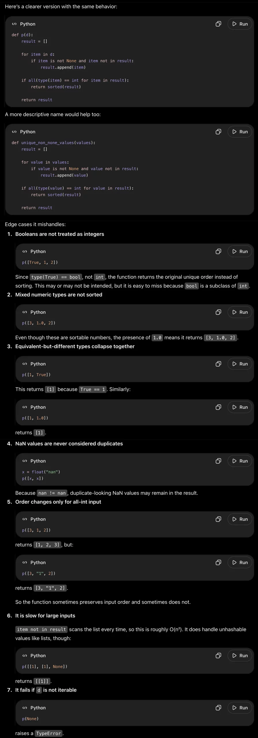 GPT 5.5 Response in Coding