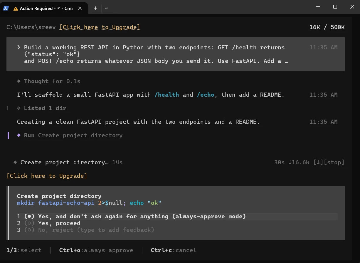 POST /echo returns whatever JSON body you send it