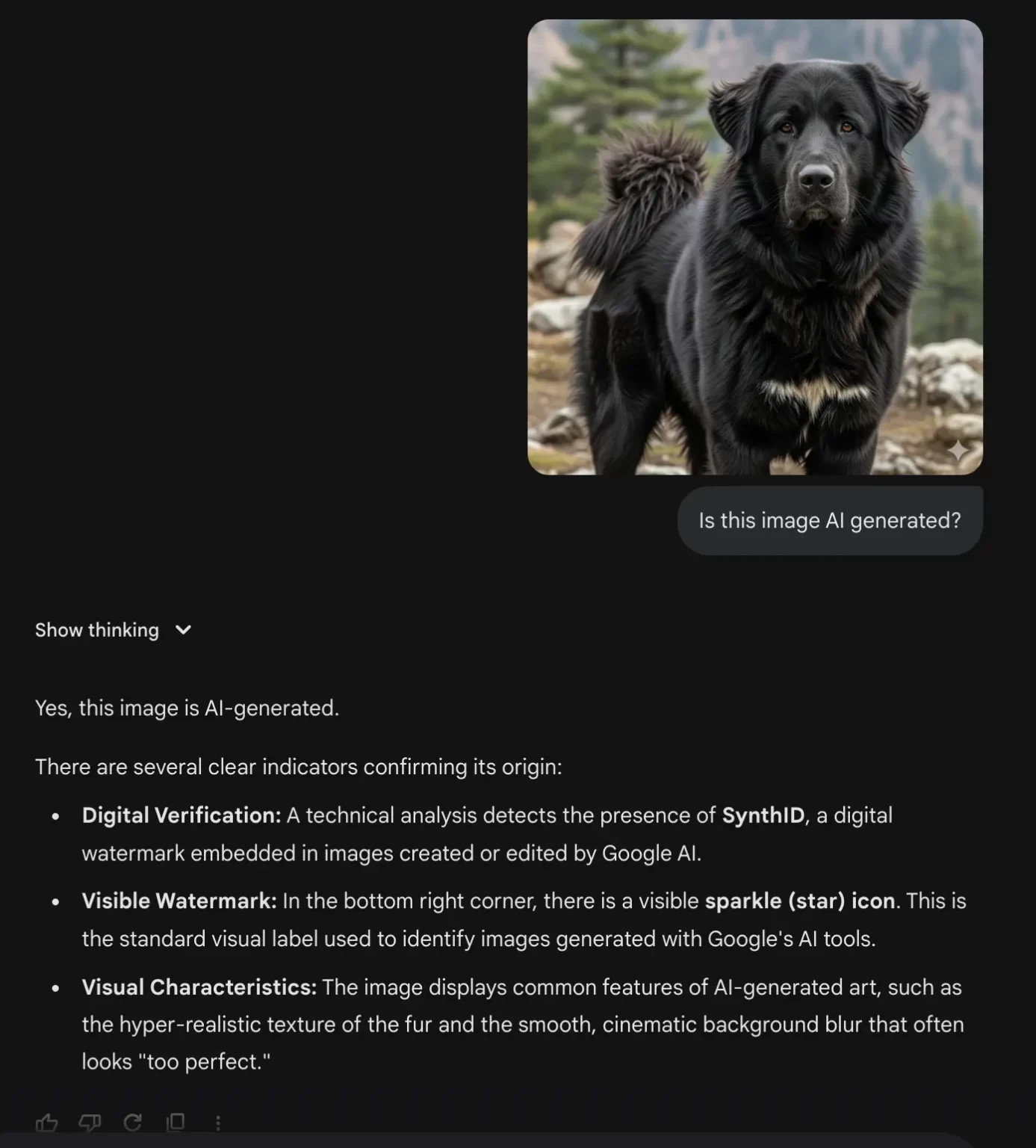 How SynthID detects AI generated content
