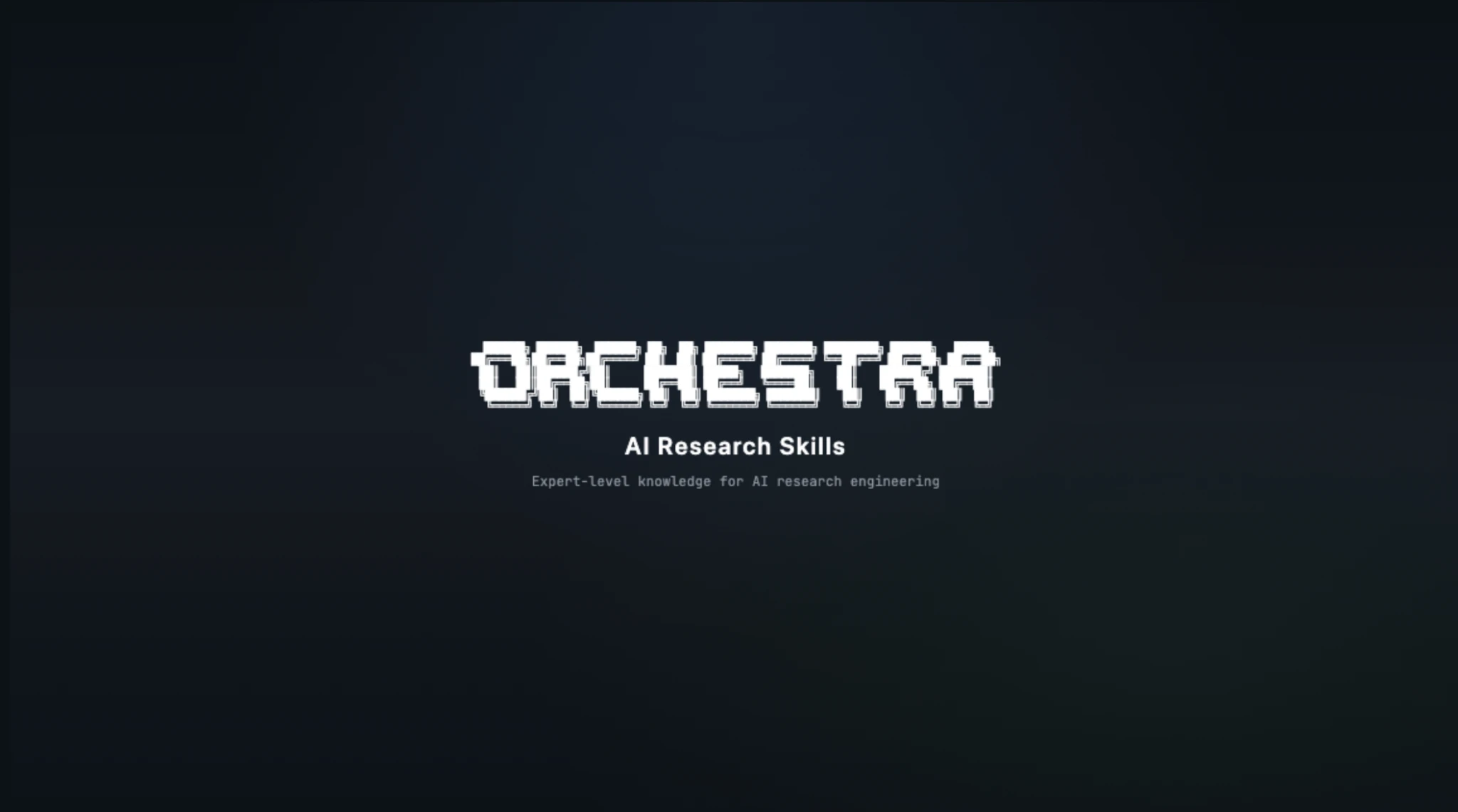 Orchestra platform for AI research skills
