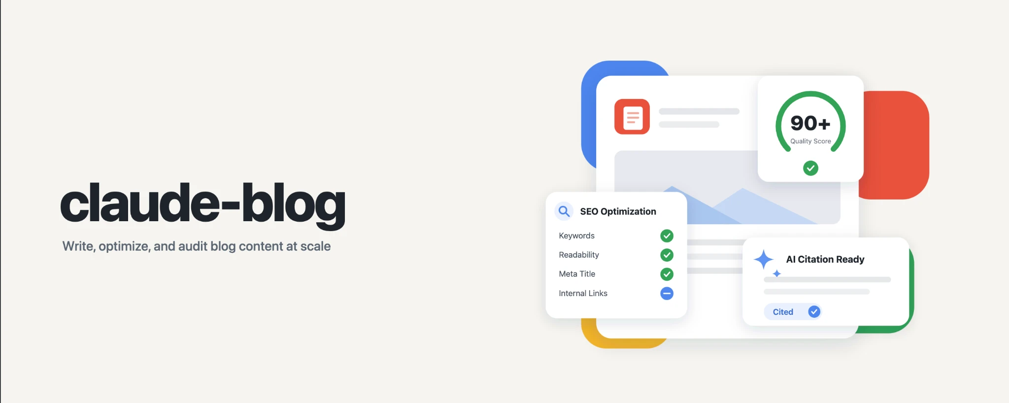 Claude blog tool for content optimization and auditing