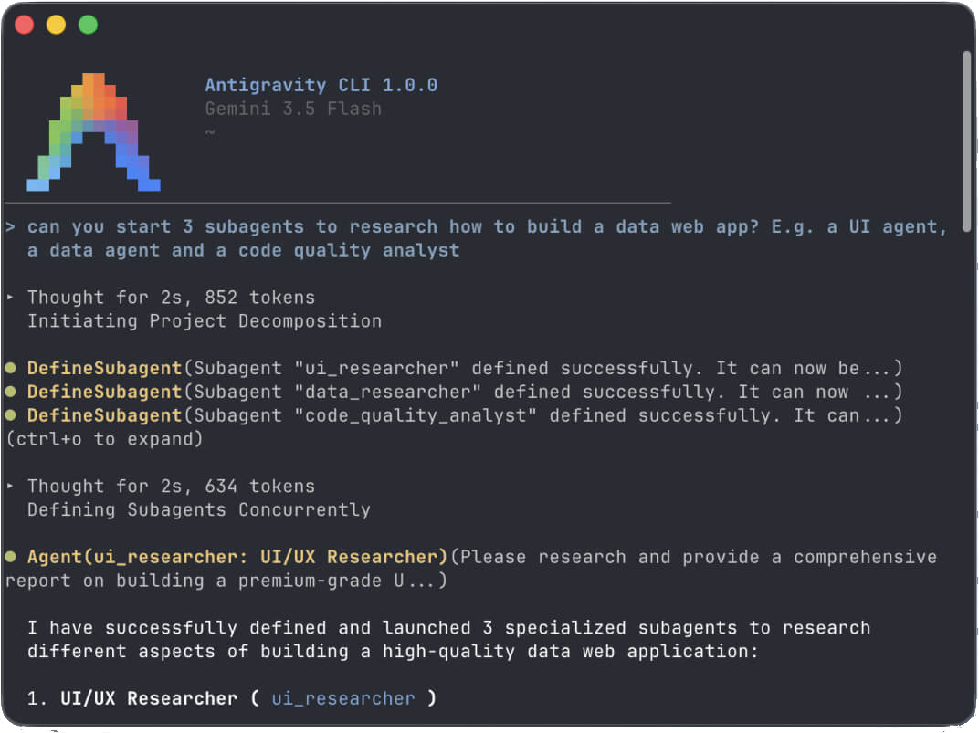 Google AntiGravity 2.0 CLI