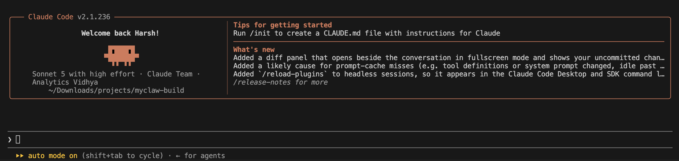 Claude Code Interface