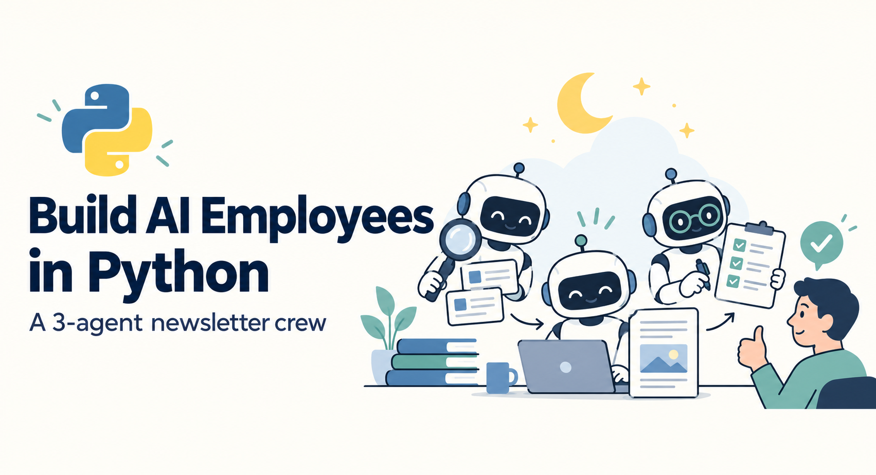 Build AI Employees in Python That Work While You Sleep