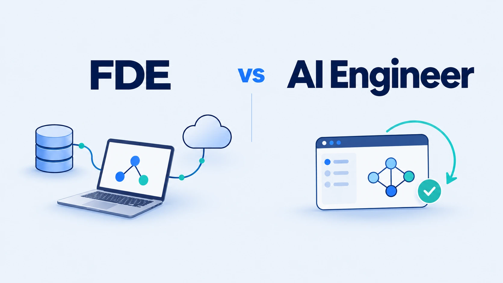 Workflow differences between forward deployed and AI engineers