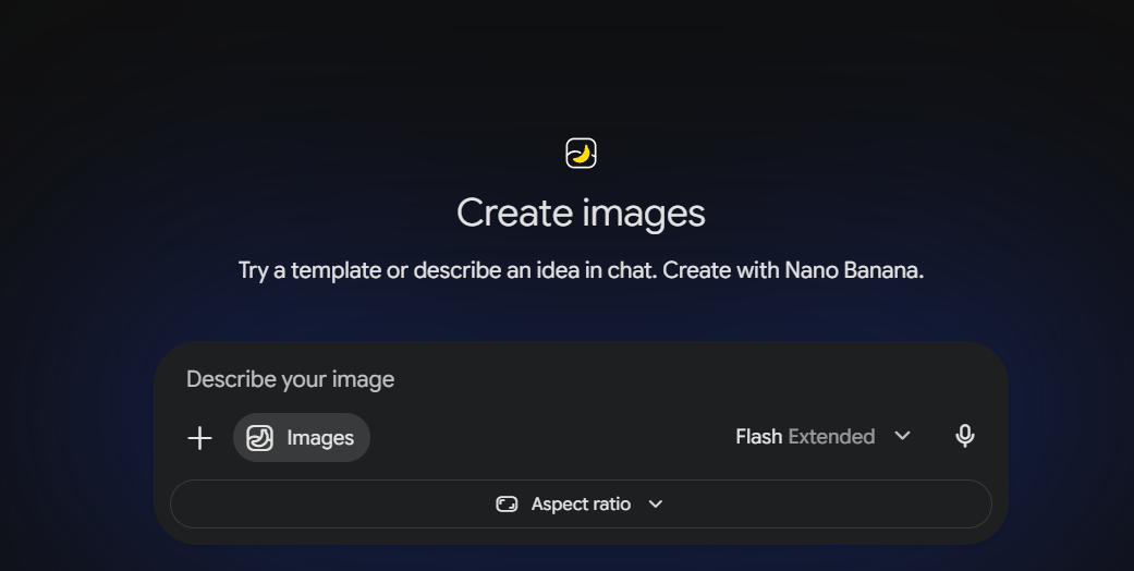 Nano Banana 2.1 dashboard