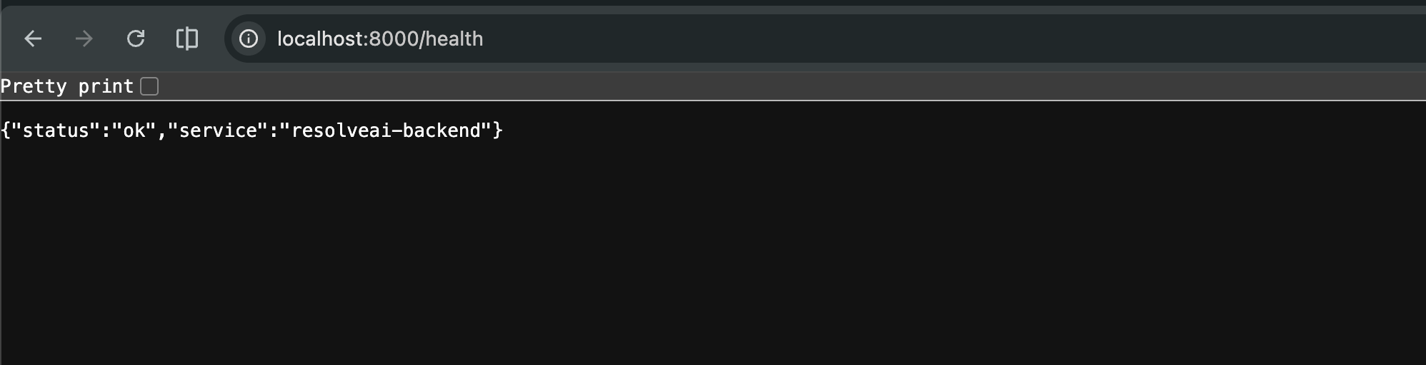 Checking the status of local host