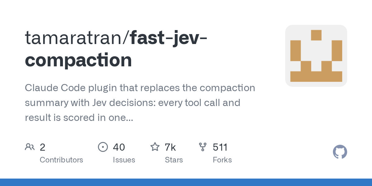 Fast Jev Compactionย