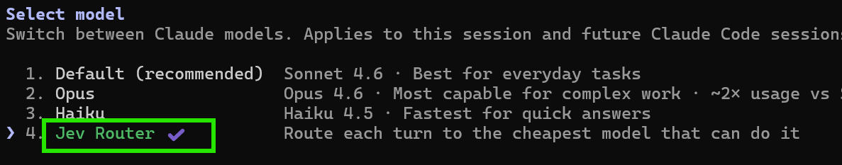 Jev Router